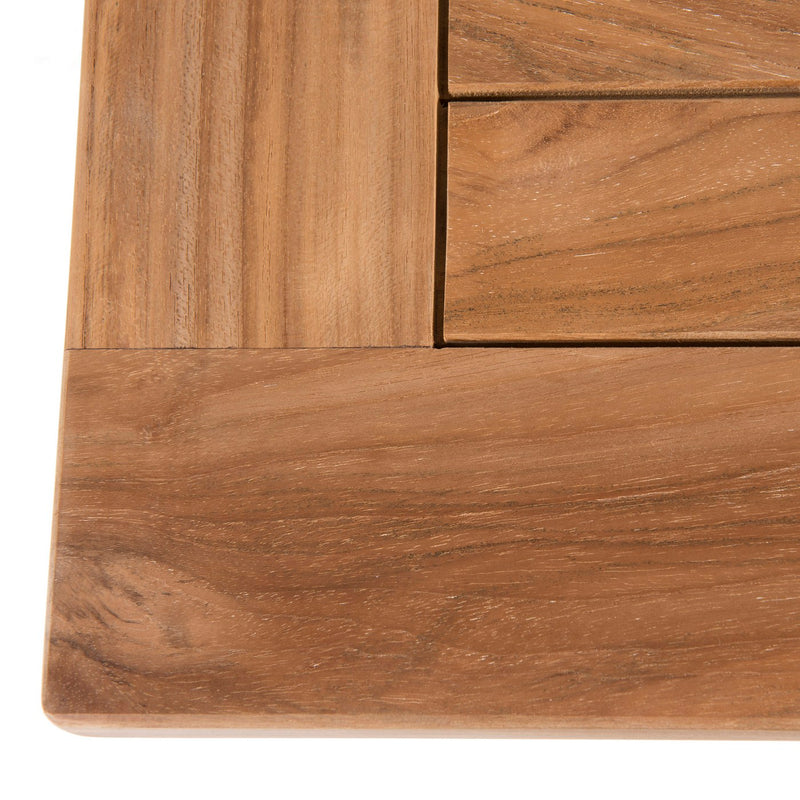 Fun - Table De Jardin - Teck - Taupe/Marron
