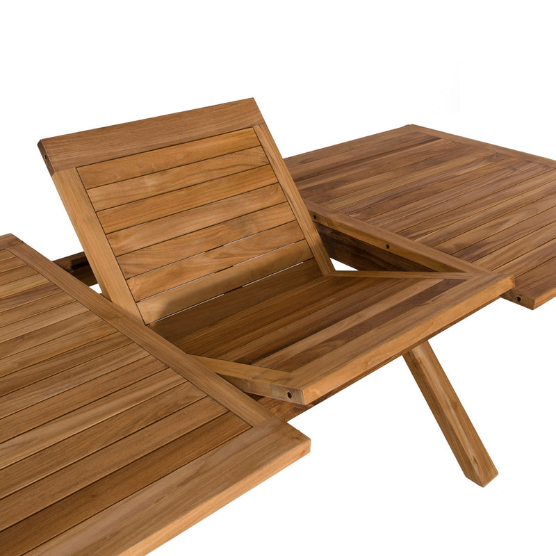 Fun - Table De Jardin - Teck - Marron