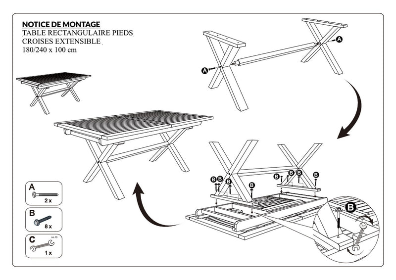 Fun - Table De Jardin - Teck - Marron