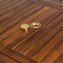 Maeva - Table De Jardin - Teck Huilé - Marron