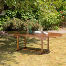 Maeva - Table De Jardin - Teck Huilé - Marron