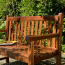 Maeva - Banc De Jardin - Teck Huilé - Marron