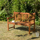 Maeva - Banc De Jardin - Teck Huilé - Marron