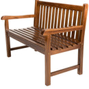 Maeva - Banc De Jardin - Teck Huilé - Marron