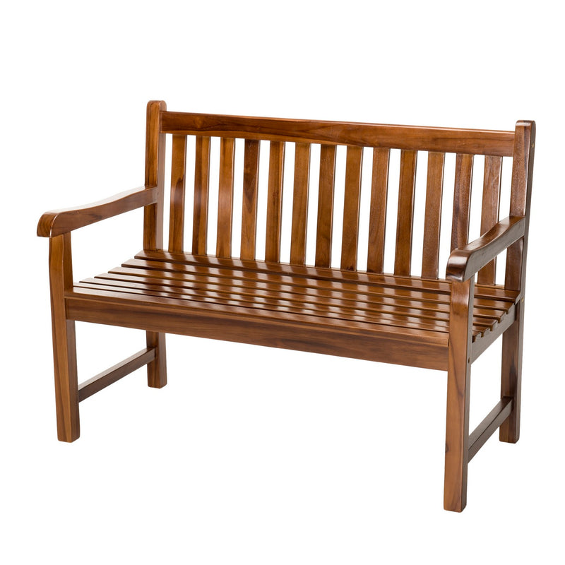 Maeva - Banc De Jardin - Teck Huilé - Marron