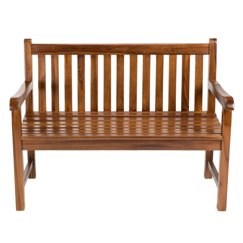 Maeva - Banc De Jardin - Teck Huilé - Marron