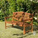 Maeva - Banc De Jardin - Teck Huilé - Marron