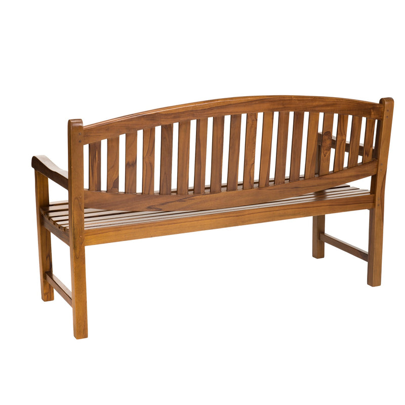 Maeva - Banc De Jardin - Teck Huilé - Marron