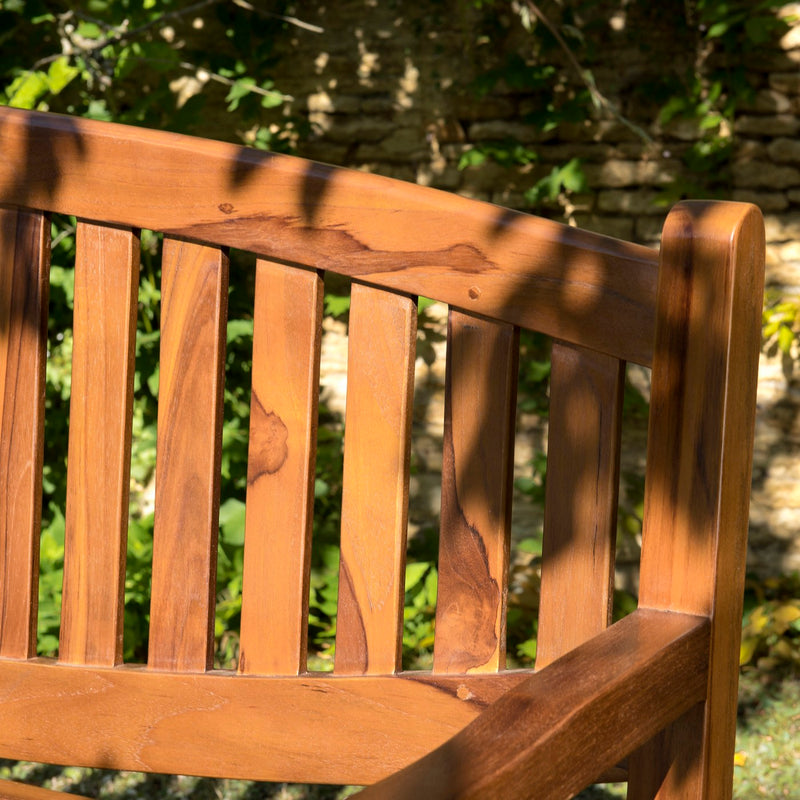 Maeva - Banc De Jardin - Teck Huilé - Marron