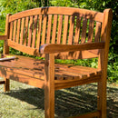 Maeva - Banc De Jardin - Teck Huilé - Marron