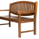 Maeva - Banc De Jardin - Teck Huilé - Marron
