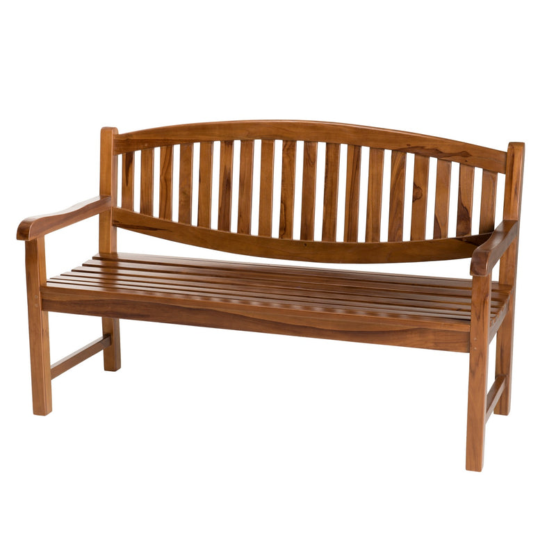 Maeva - Banc De Jardin - Teck Huilé - Marron