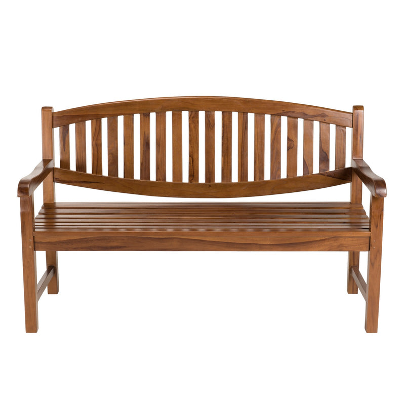 Maeva - Banc De Jardin - Teck Huilé - Marron