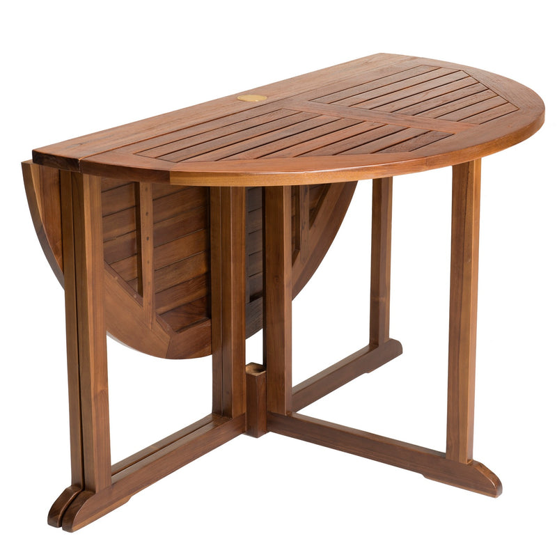 Maeva - Table De Jardin - Teck Huilé - Marron