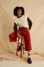 Pull Majorque - Blanc