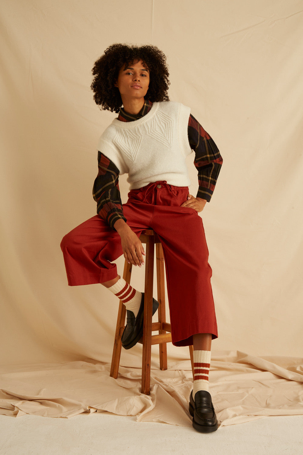 Pull Majorque - Blanc