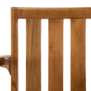 Maeva - Lot De 2 Fauteuils Jardin - Teck Huilé - Marron