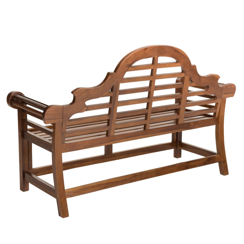 Maeva - Banc De Jardin - Teck Huilé - Marron