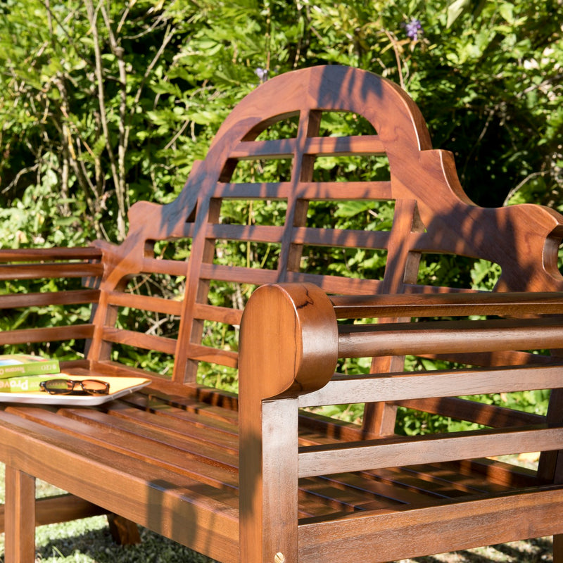Maeva - Banc De Jardin - Teck Huilé - Marron