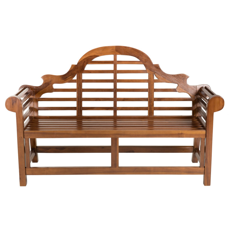 Maeva - Banc De Jardin - Teck Huilé - Marron