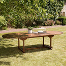 Maeva - Table De Jardin - Teck Huilé - Marron
