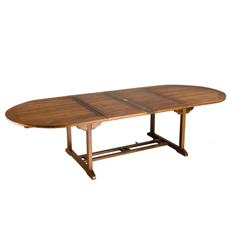 Maeva - Table De Jardin - Teck Huilé - Marron