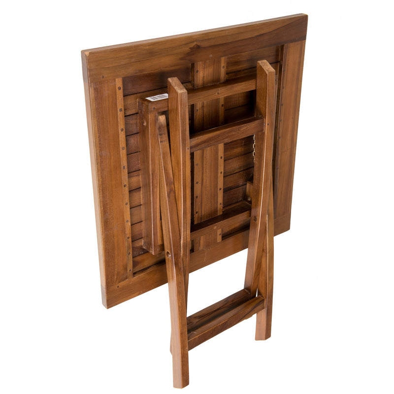 Maeva - Table De Jardin - Teck Huilé - Marron