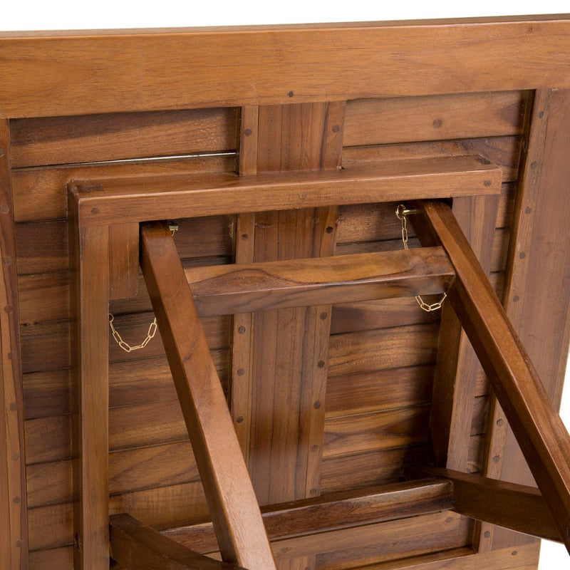 Maeva - Table De Jardin - Teck Huilé - Marron