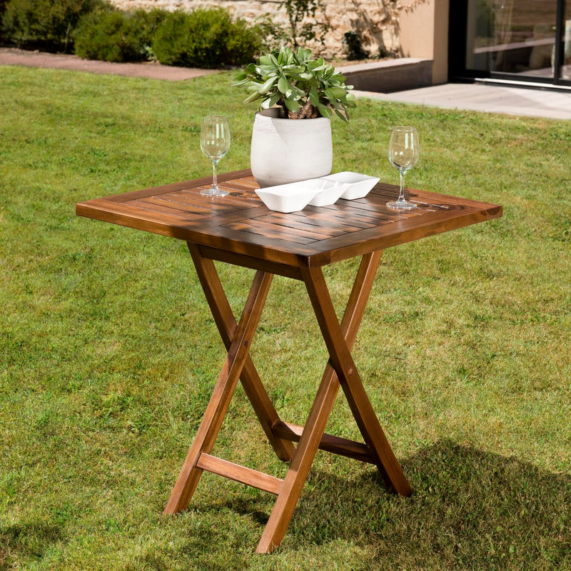 Maeva - Table De Jardin - Teck Huilé - Marron