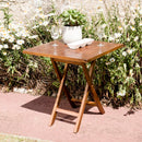 Maeva - Table De Jardin - Teck Huilé - Marron