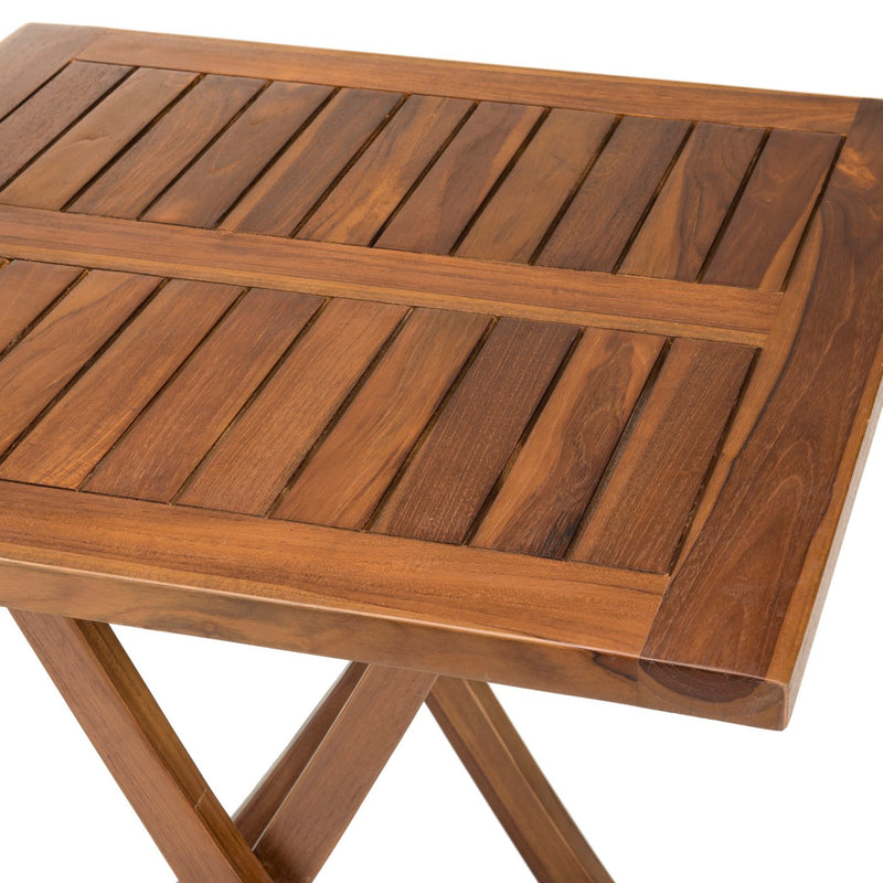 Maeva - Table De Jardin - Teck Huilé - Marron