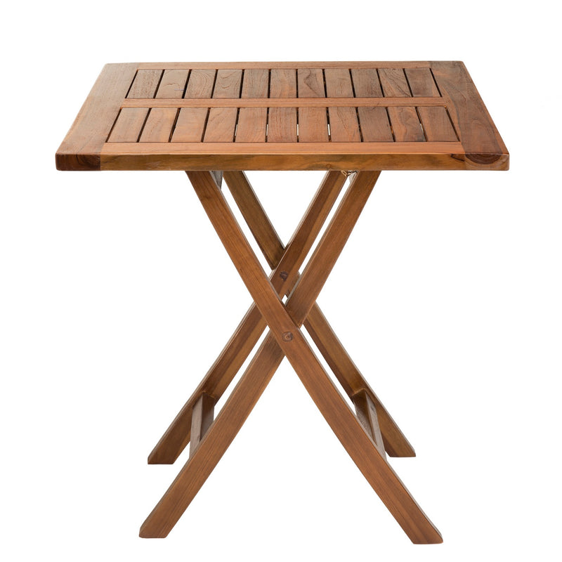 Maeva - Table De Jardin - Teck Huilé - Marron