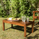 Maeva - Table Basse De Jardin - Teck Huilé - Marron