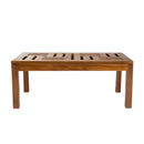 Maeva - Table Basse De Jardin - Teck Huilé - Marron