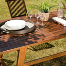 Maeva - Table De Jardin - Teck Huilé - Marron