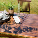 Maeva - Table De Jardin - Teck Huilé - Marron