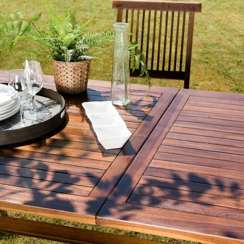 Maeva - Table De Jardin - Teck Huilé - Marron