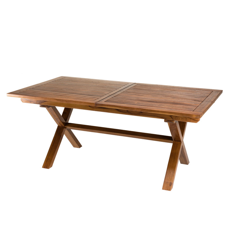 Maeva - Table De Jardin - Teck Huilé - Marron