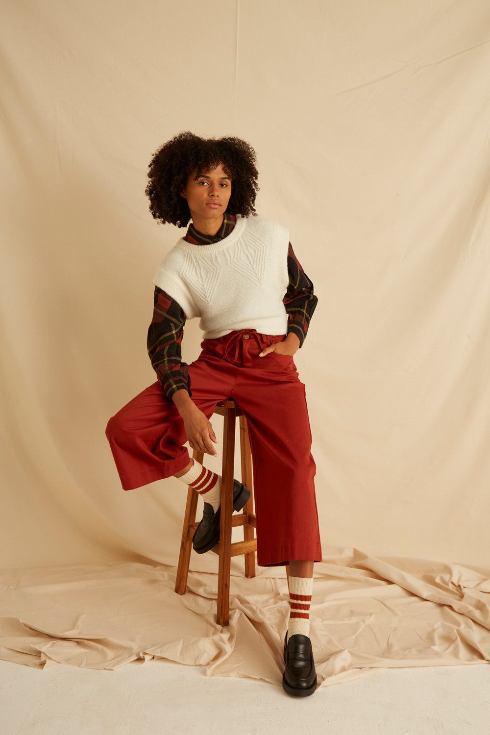 Pull Majorque - Blanc