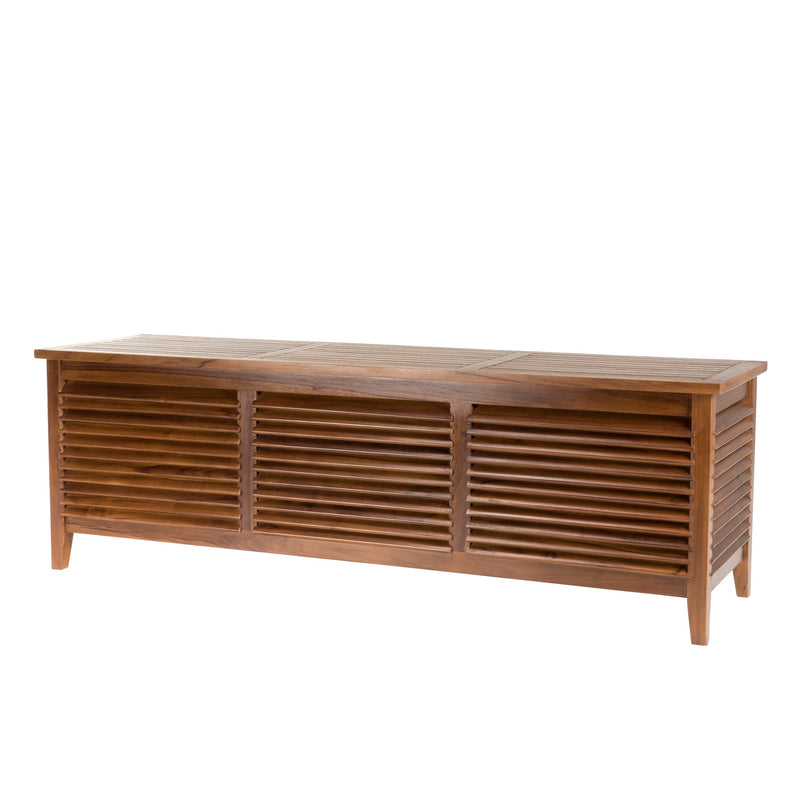 Maeva - Coffre De Jardin - Teck Huilé - Marron