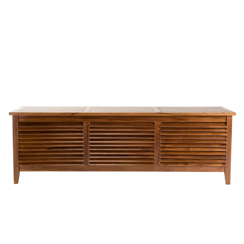 Maeva - Coffre De Jardin - Teck Huilé - Marron