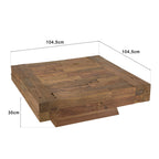Table Basse -  Mathis - Marron