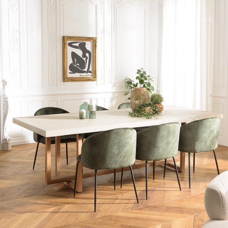 Dak - Table À Dîner - Bois Clair