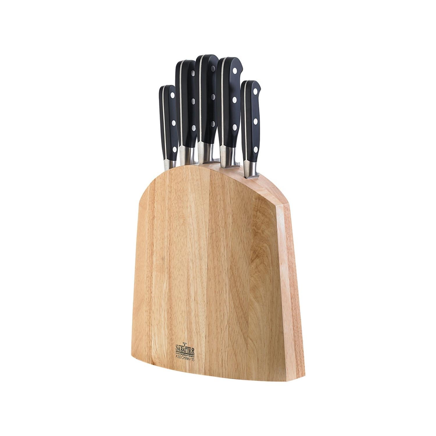 V Sabatier - 5-Piece Kitchen Knife Block