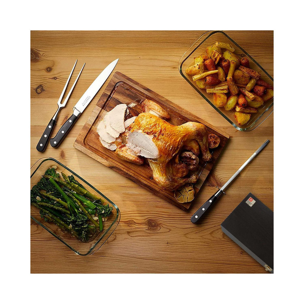 Sabatier Trompette - Coffret Bois De 3 Pièces À Découper