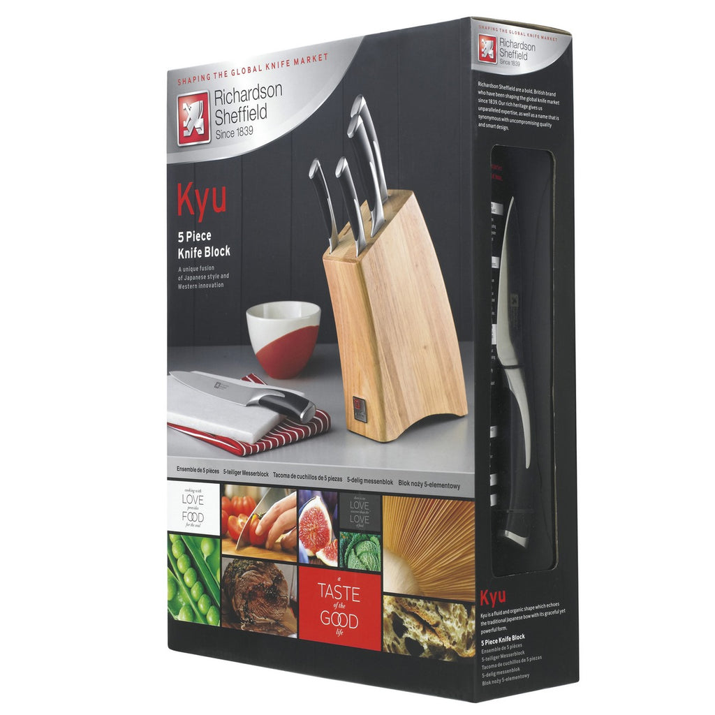 Kyu - Bloc 5 Couteaux De Cuisine