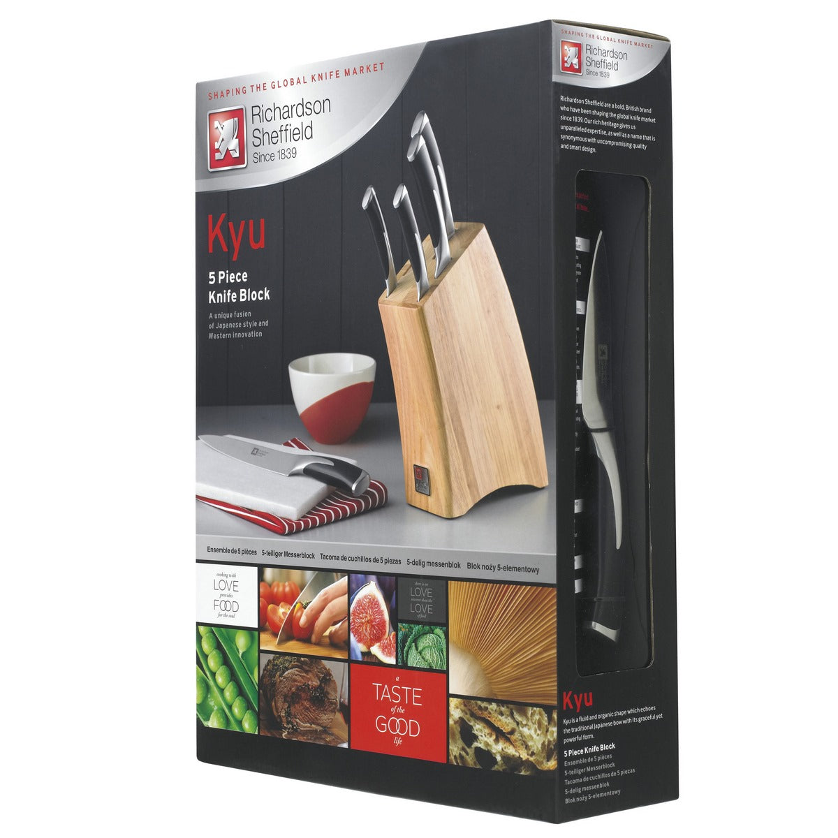 Kyu - Bloc 5 Couteaux De Cuisine