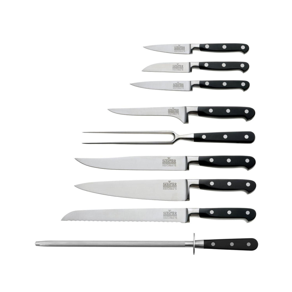 V Sabatier Life - 9-Piece Kitchen Knife Block