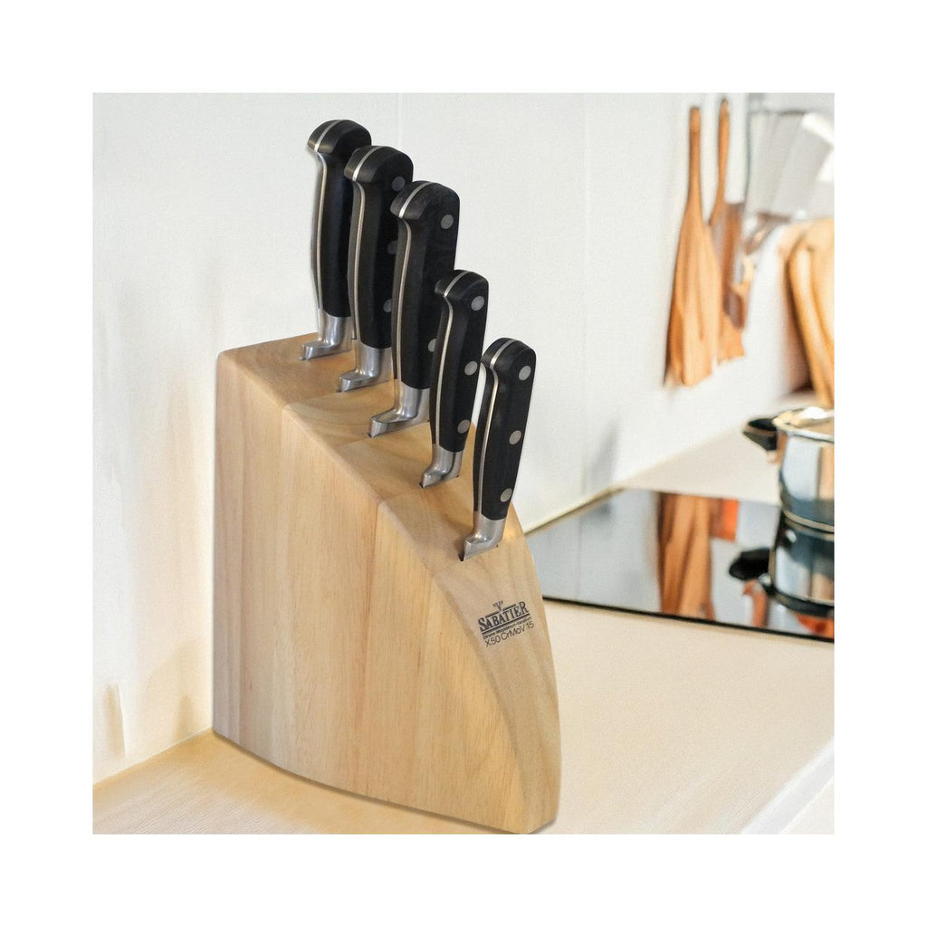 V Sabatier Rock - 5-Piece Kitchen Knife Block