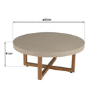 Dak - Table Basse - Bois Clair